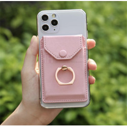 PU皮革指環手機貼-2H-POH-00017